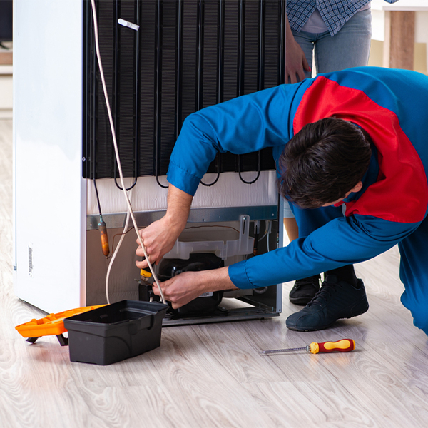 how much do you charge for refrigerator repair services in Raymond WA